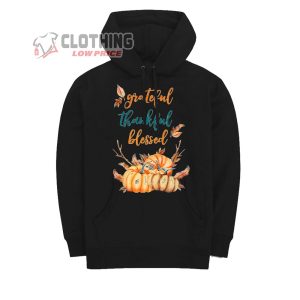 Grateful Thankfull Blessed Thanksgiving 2023 Pumpkin T-Shirt, Hoodie And Sweater