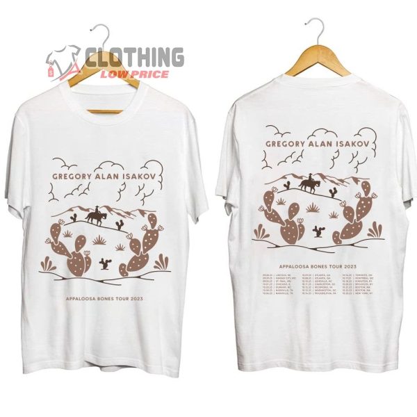 Gregory Alan Isakov Tour 2023 Merch, Gregory Alan Isakov – Appaloosa Bones Tour 2023 Shirt Shirt, Gregory Alan Isakov Tour 2023 Setlist Tee, Gregory Alan Isakov New Album T-Shirt