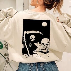 Grim Reaper Shirt Grim Reaper Halloween Hoodie Halloween Gift Best Halloween Costumes Merch 2