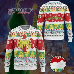 Grinch Xmas Sweater, Grinch Ugly Christmas Sweatshirt, Christmas Shirt Gift For Men Women Kid