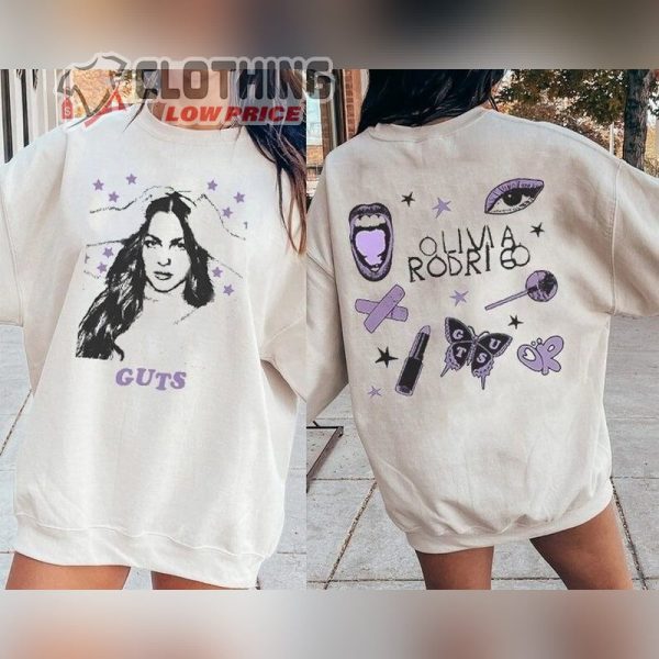 Guts Album Olivia Tour Shirt, Olivia Rodrigo Shirt, Good 4 U Shirt, Sour Album Shirt, Olivia Rodrigo Tour Sweatshirt, Olivia Merch