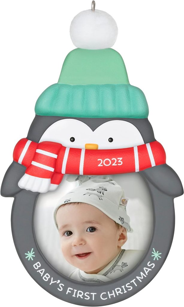 Hallmark Keepsake Christmas Ornament 2023 Babys 1st Christmas Photo Frame amazon