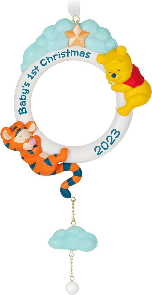 Hallmark Keepsake Christmas Ornament 2023 Disney Winnie the Pooh Babys First Christmas amazon