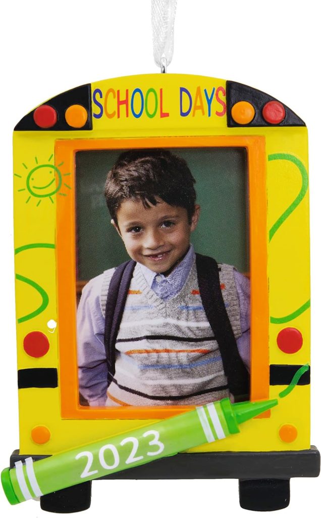 Hallmark School Bus 2023 Photo Frame Christmas amazon