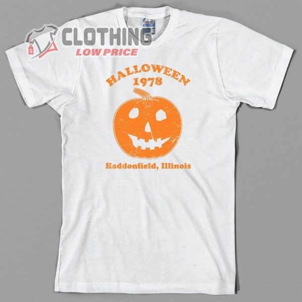 Halloween 1978 Vintage Retro Michael Myers Jamie Lee Curtis Horror Movie Haddonfield Tee