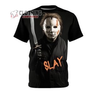 Halloween Hockey Mask Slay Shirt, Michael Myers Shirt, Halloween Killer Shirt, Horror Movie Tee, Halloween Gift