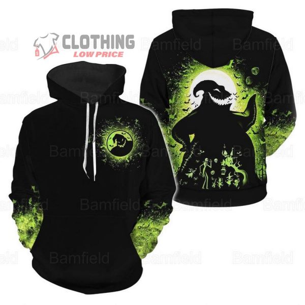 Halloween Oogie Boogie Hoodie, Halloween Boogieman Hoodie, Halloween 3D Tee, Nightmare Before Christmas Trendy Hoodie, Movie Halloween, Christmas Gift