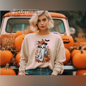 Halloween Spooky Ghost Shirt Halloween Cute Ghost Fa3