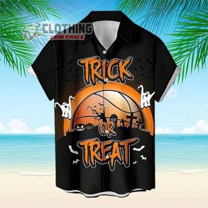 Halloween Trick Or Treat Hawaiian Shirt, Halloween Hawaii Shirt, Trick Or Treat, 3D Hawaiian Aloha Shirt, Summer Beach Shirt, Halloween Gift