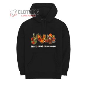 Happy Thanksgiving 2023 Turkey Merch, Face Love Thanksgiving 2023 T-Shirt, Hoodie And Sweater