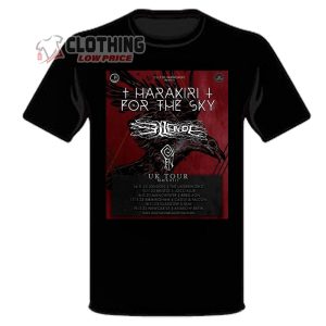 Harakiri For The Sky Tour 2023 Merch Harakiri For The Sky Uk Tour MMXXIII Dates And Tickets 2023 T Shirt