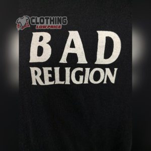 Hardcore Punk Bad Religion 1989 Vintage Long Sleeve T Shirt Bad Religion Los Angeles Rock Band 3D Sweatshirt3