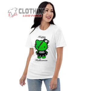 Hello Kitty Frankenstein Halloween Short-Sleeve T-Shirt