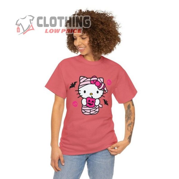 Hello Kitty Halloween Mummy Shirt, Sanrio Cute Kawaii Pastel Pink Cute Shirt