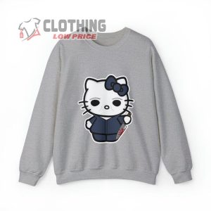 Hello Kitty Halloween Sweatshirt, Cute Michael Myers Shirt Hello Kitty As Michael Myers Spooky Season Sweater
