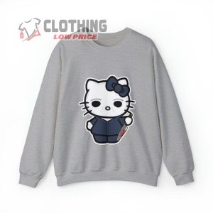 Hello Kitty Halloween Sweatshirt Cute Michael Myers Shirt Hello Kitty As Michael Myers Spooky Season Sweat 3