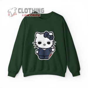 Hello Kitty Halloween Sweatshirt Cute Michael Myers Shirt Hello Kitty As Michael Myers Spooky Season Sweat