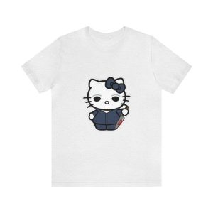 Hello Kitty Halloween Sweatshirt Cute Michael Myers Shirt Hello Kitty As Michael Myers Spooky Season Sweater 1 1