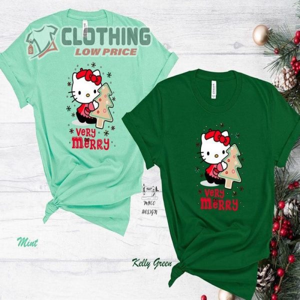 Hello Kitty Hello Kitty Christmas Shirt, Merry Christmas  Disneyland Shirt