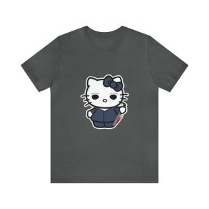 Hello Kitty Halloween Sweatshirt Cute Michael Myers Shirt Hello Kitty As Michael Myers Spooky Season Sweater 3