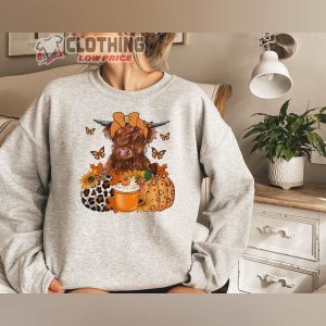 Highland Cow Fall Sweatshirt Fa3