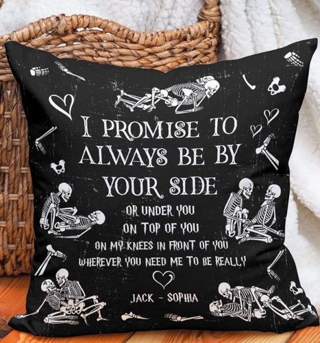 I Promise To Always Be By Your Side Halloween Pillow loveable