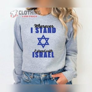 I Stand With Israel Sweatshirt Pray For Israel Shirt Palestine Israel War Shirt Support Israel T Shirt Stop War Sweatshirt Support Israel Merch3