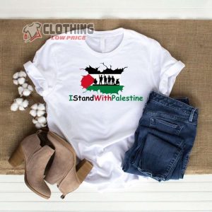 I Stand With Palestine Hoodie, Free Palestine TShirt, Free Palestine, Stand With Palestine Merch, Activist Shirt, Save Palestine Tee, Human Rights Palestine Merch