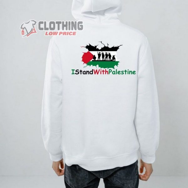 I Stand With Palestine Hoodie, Free Palestine TShirt, Free Palestine, Stand With Palestine Merch, Activist Shirt, Save Palestine Tee, Human Rights Palestine Merch