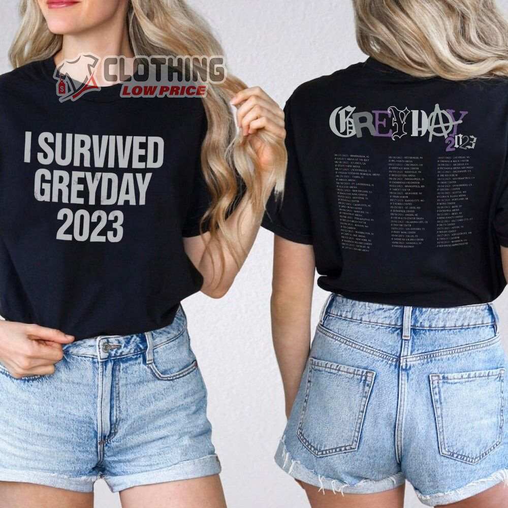 I Survived Greyday 2023 Merch, Suicideboys Tour 2023 Shirt, Suicideboy