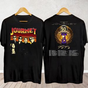 Journey Freedom Tour 2024 Schedule Merch, Journey With Toto 2024 Concert Shirt, Journey Tour 2024 T-Shirt