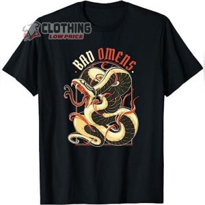 Just Pretend Bad Omens Hoodie, Bad Omens Snake Sweatshirt, Bad Omens World Tour T-Shirt