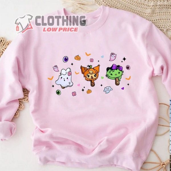 Kitty Halloween Spooky Shirt, Pinky Halloween 2023 Tee, Kawaii Kitty Halloween Hoodie