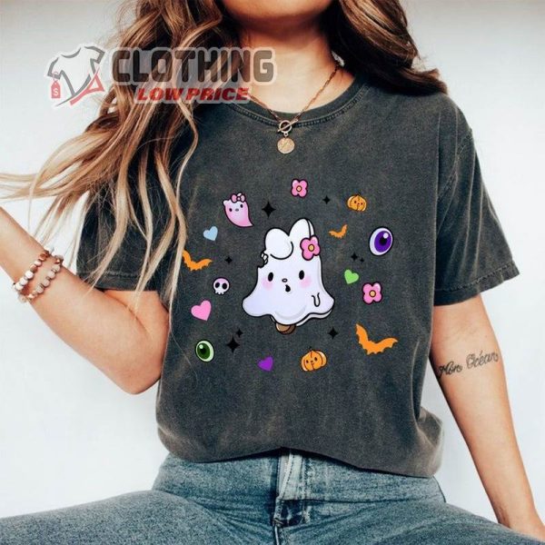 Kitty Ice Cream Halloween Sweatshirt, Kawaii Kitty Halloween Merch, Funny Halloween 2023 Shirt