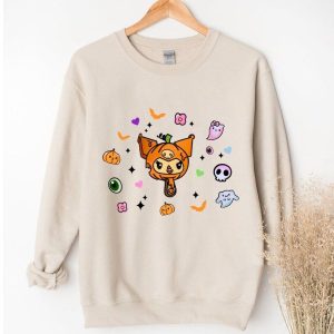 Kitty Pumpkin Halloween Shirt Kawaii Kitty Halloween Tee Halloween Gifts Funny Halloween 2023 Shirt Halloween 2023 Merch Tee For 1