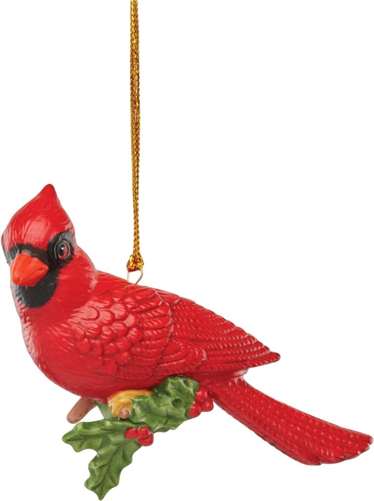 LENOX Cardinal Ornament 0.31 Red amazon