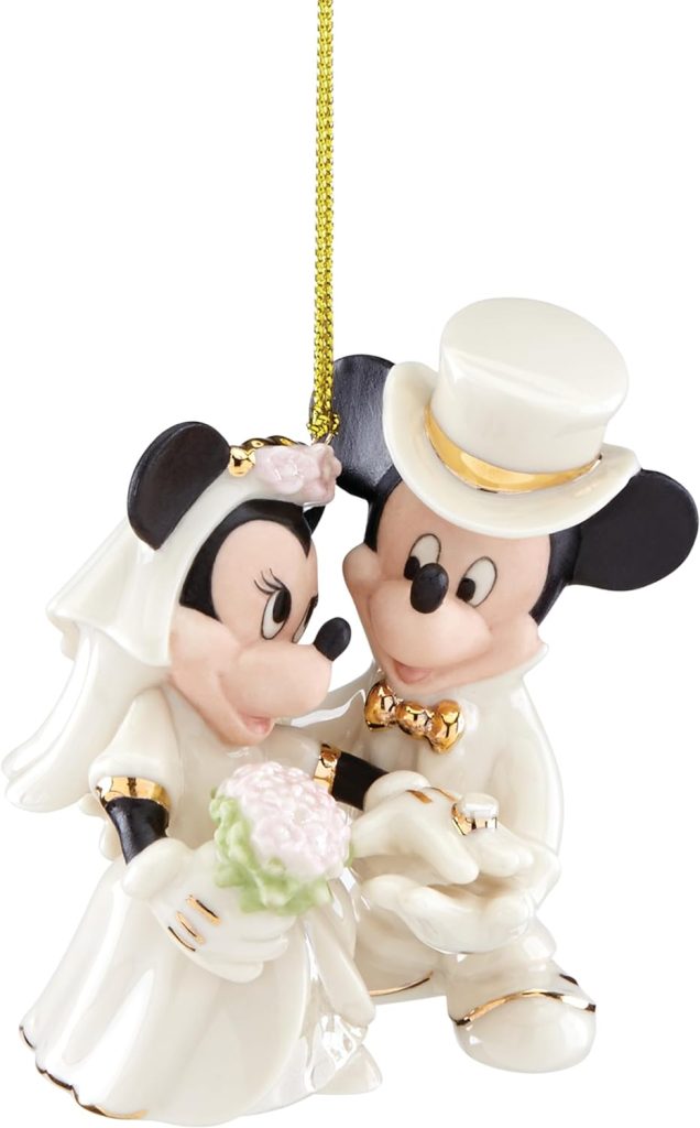 Lenox Minnies Dream Wedding OrnamentIvory Porcelain amazon 1