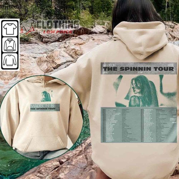 Madison Beer Tour 2024 Merch, Madison Beer The Spinning Tour Shirt, Madison Beer Tour Dates Tickets T-Shirt