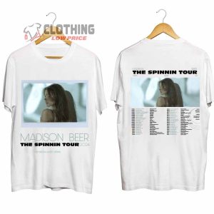 Madison Beer Tour 2024 With UPSAHL Merch, Madison Beer Ticketmaster Shirt, Madison Beer The Spinning Tour 2024 T-Shirt