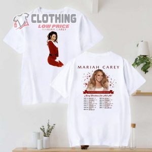 Mariah Carey 2023 Christmas Tour T- Shirt, Mariah Carey Merry Christmas To All Shirt, Mariah Carey Christmas Tour 2023 Dates Merch