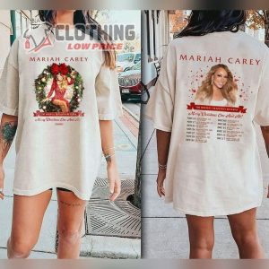 Mariah Carey 2023 Tour Sweatshirt, Mariah Carey Merry Christmas One And All Tour 2023 Shirt, All I Want For Christmas Hoodie