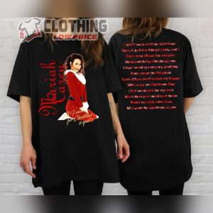Mariah Carey All I Want For Christmas Is You 90s T- Shirt, Mariah Carey Tee, Mariah Carey Christmas Concert Sweatshirt, Mariah Carey Christmas Tour 2023 Merch