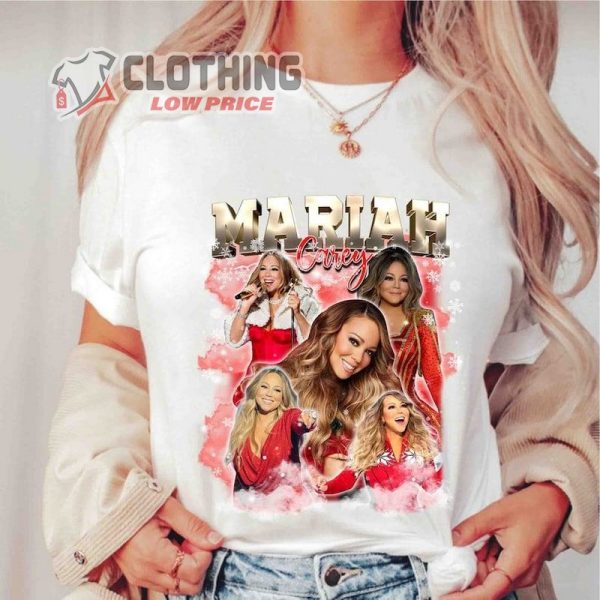 Mariah Carey Christmas Concert Sweatshirt, Mariah Carey Christmas Tour 2023 Merch, Mariah Carey Merry Christmas One And All Tour 2023 Merch