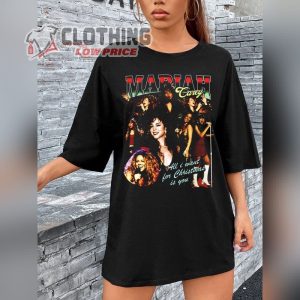 Mariah Carey Christmas Shirt, Mariah Carey Tour 2023 Christmas Merch, Mariah Carey Shirt, Mariah Carey Merry Christmas One And All Tour 2023 Merch