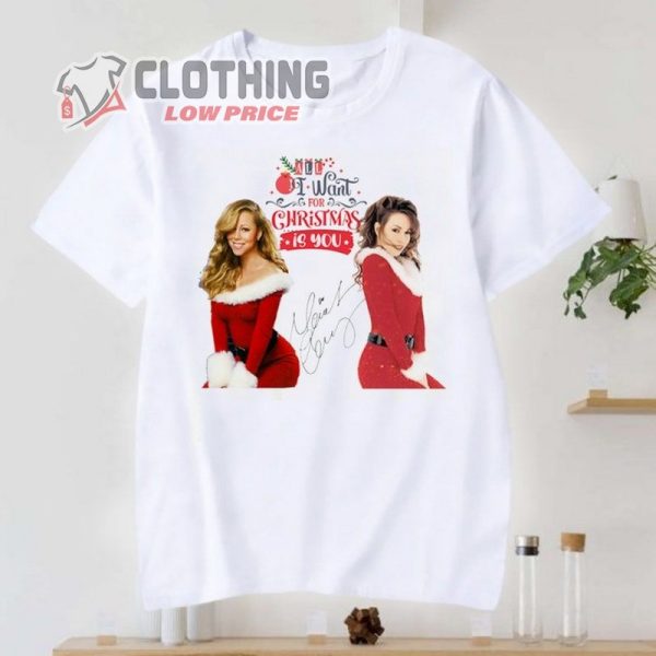 Mariah Carey Christmas Tour 2023 Shirt, Mariah Carey Merry Christmas One And All Tour 2023 Shirt, Mariah Carey Tickets 2023 Merch