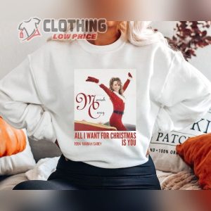 Mariah Carey Christmas Tour 2023 Shirt Mariah Carey Merry Christmas One And All Tour 2023 Sweatshirt Mariah Carey Tickets 2023 Merch 1