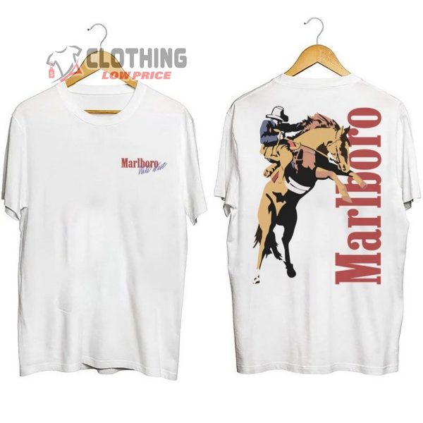 Marlboro Country Music Merch, Vintage Marlboro Cowboy Wild West Shirt, Cowboy Killer Tee