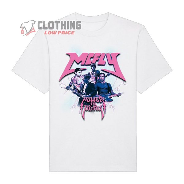 Mcfly Power To Play Tour 2023 Merch, Mcfly Tour 2023 UK T-Shirt