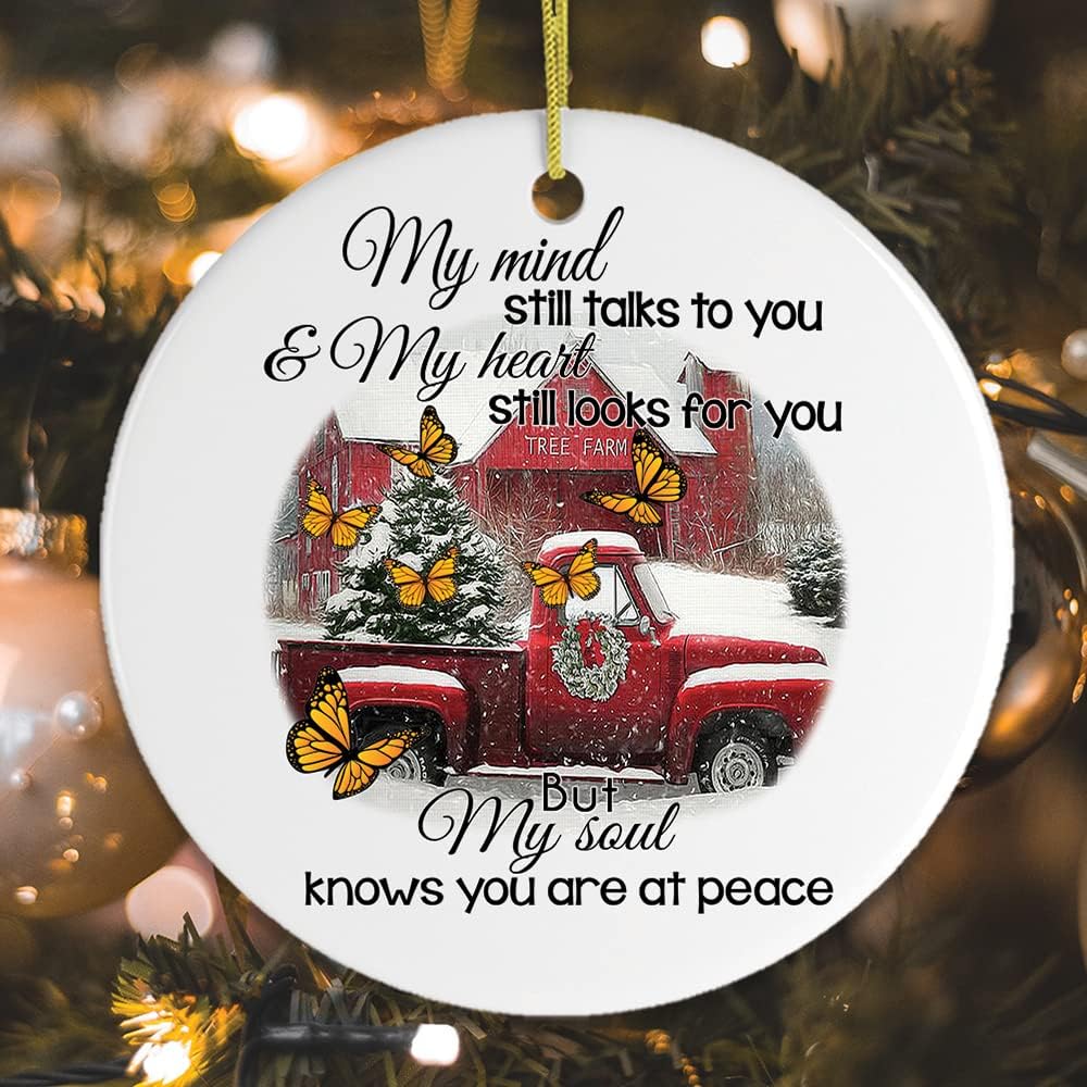 Memorial Themed Christmas Ornaments amazon