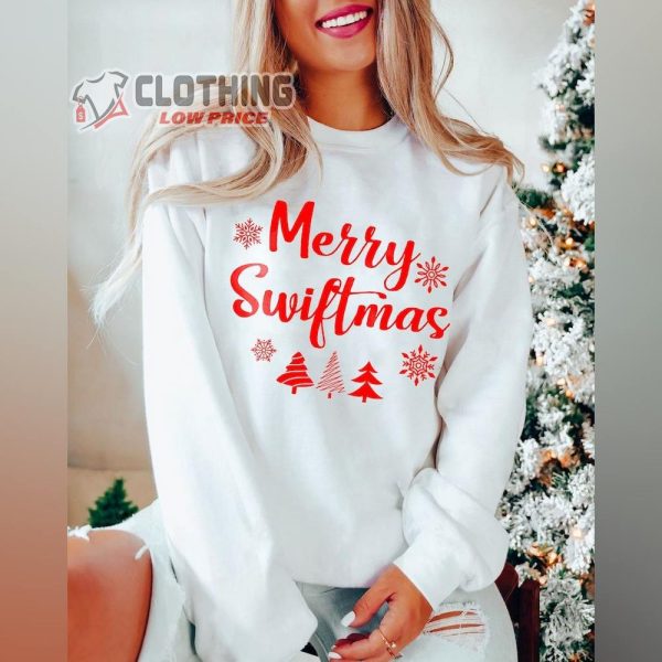 Merry Swiftmas Sweatshirt, Taylor Swift Christmas Shirt, Taylor Christmas Sweater, Happy Christmas Day Tee, Taylor Swift Fan Gift